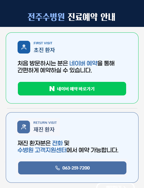 초진환자 네이버 예약