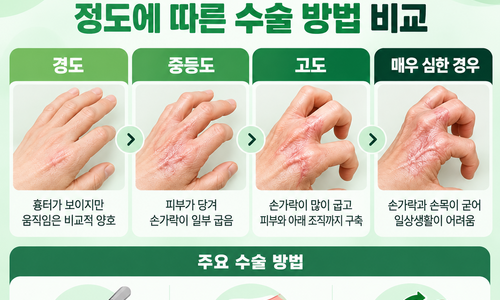 손 화상 흉터 구축 수술 과정과 회복 기간 — 절개를 줄이면 회복도 달라집니다. 전주수병원 정형외과 김태영 과장